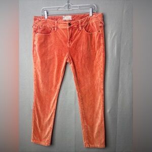Free People Vibrant Orange Skinny‎ Jeans